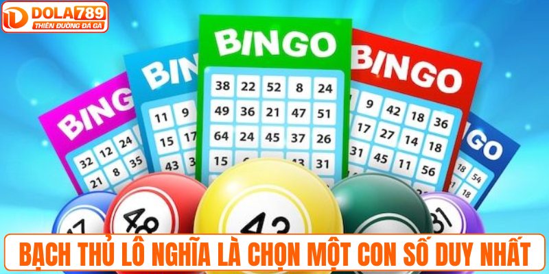 Bạch thủ lô nghĩa là chọn một con số duy nhất