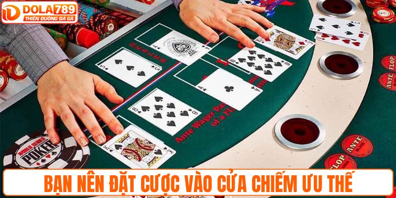 Bạn nên tập trung đặt cược vào cửa chiếm ưu thế
