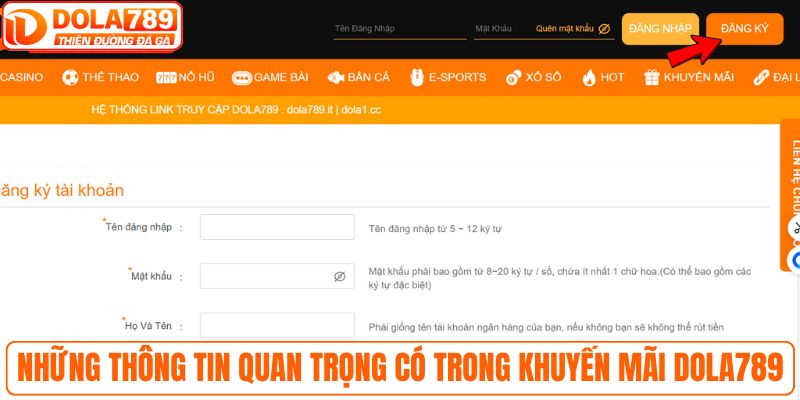 Vì sao đăng ký DOLA789 quan trọng đến như vậy?