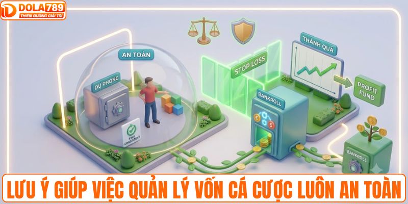 Lưu ý giúp việc quản lý vốn cá cược luôn an toàn