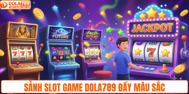 Sảnh slot game DOLA789 đầy màu sắc